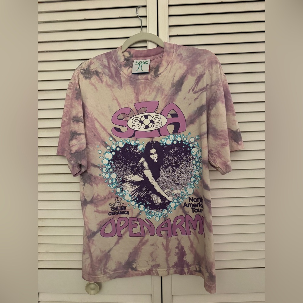 SZA SOS Tie-Dye Concert Tee